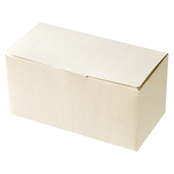 【1点】ギフト箱 無地ギフトBOXワイド型 オフホワイト-M(20枚) ヘッズ 00460700