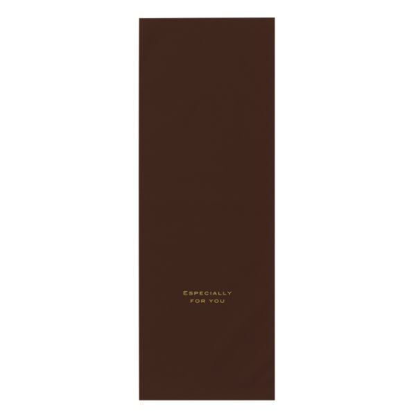【1点】袋 梨地縦長バッグブラウン-TL(50枚) ヘッズ 00461407