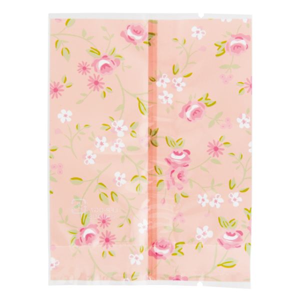 【1点】リトルフラワークリアバッグ(ピンク)-7(100枚) ヘッズ 00485352