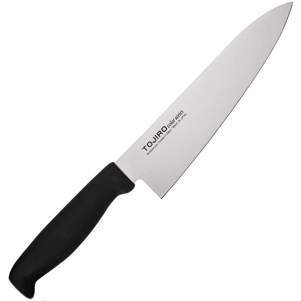 【1点】包丁 TOJIROカラー牛刀 18cm ブラック F-255BK 藤次郎 00486206