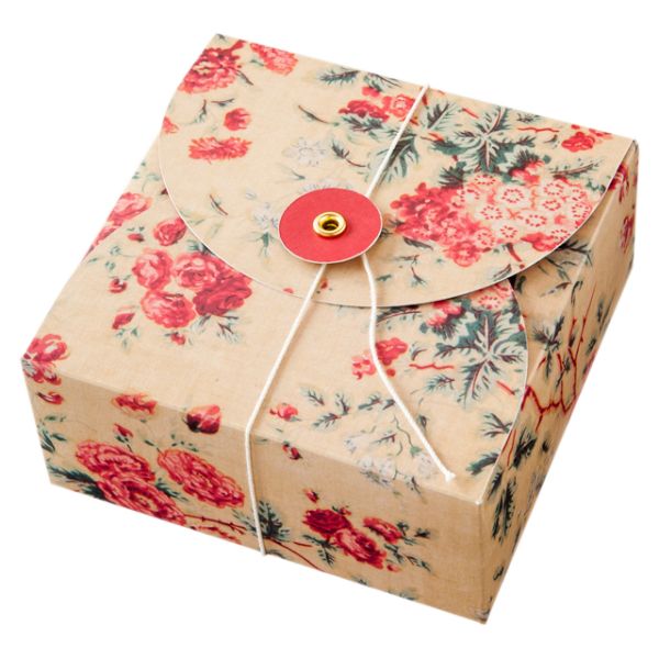 【1点】ギフト箱 ヴィンテージファブリックボックス アンナ-SS(10枚) ヘッズ 00527965