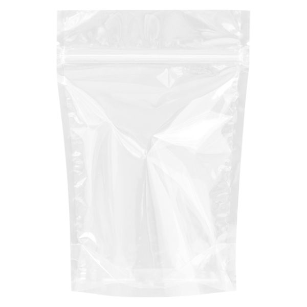 【1点】無地ジップスタンドバッグ-3(50枚) ヘッズ 00597235