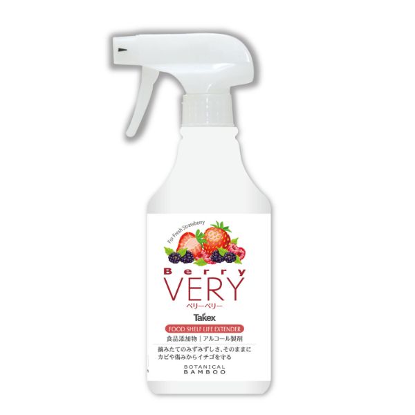 【24点】アルコール製剤 イチゴ専用 鮮度保持剤 ベリーベリー 500ml タケックス・ラボ 00656308