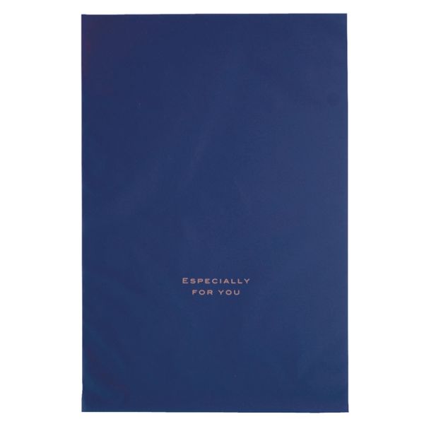 【1点】袋 梨地バッグネイビー-L(30枚) ヘッズ 00663129