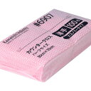 【24点】6907 カウンタークロス エコノミー薄手 ハーフサイズ ピンク 100枚入 川西工業 00674084(3)