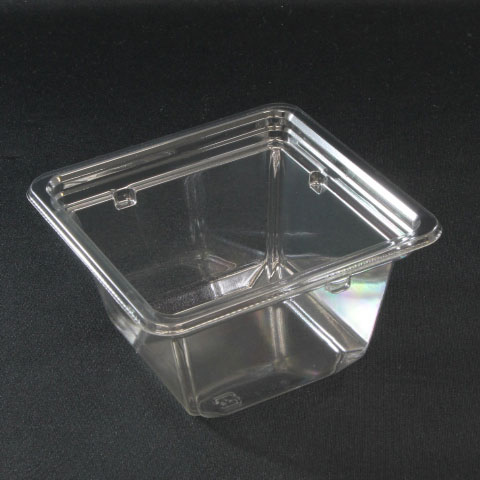 【50点】サラダ容器 バイオカップ キューブ11-60B リスパック 00680795