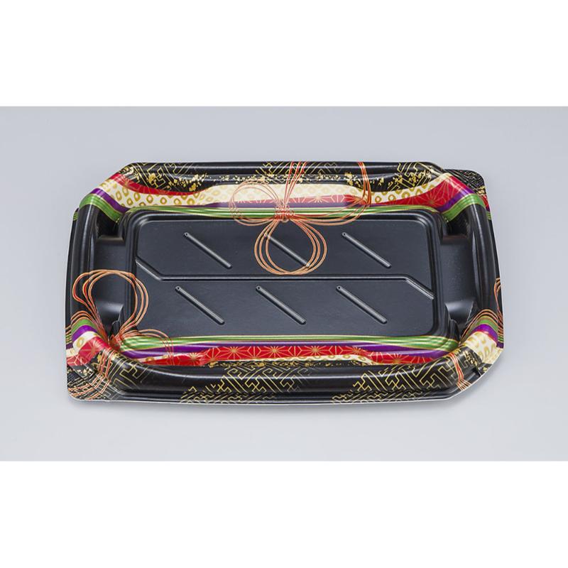 【600点】寿司容器 SFN真潮皿24 織紐 本体 シーピー化成 00695874