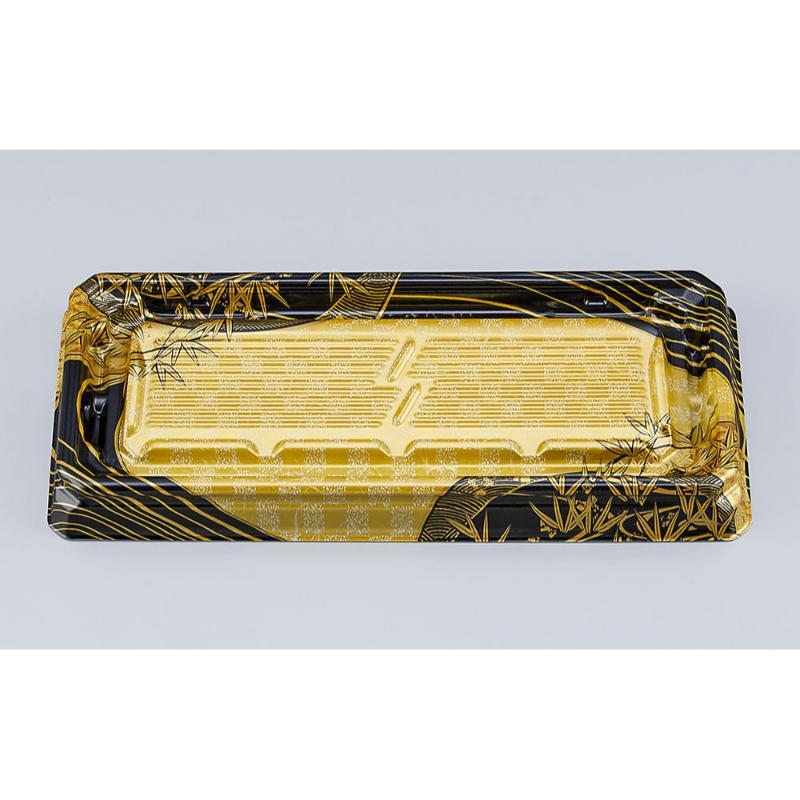 ★最大ポイント10倍★【1000点】寿司容器 UFハカマ板段15 上弦黒 本体 シーピー化成 00697946