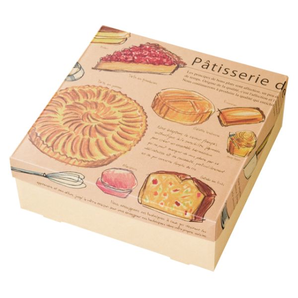 【1点】ギフト箱 パティスリーコレクションギフトボックス-L(20枚) ヘッズ 00700744