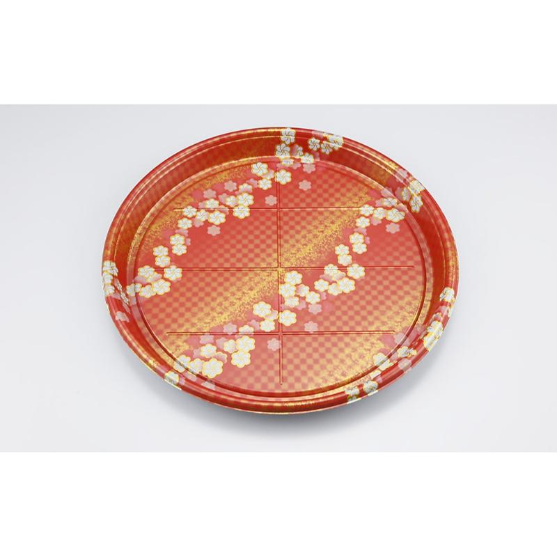 【240点】寿司桶 SF丸浅桶35 京うたげ 本体 シーピー化成 00711804