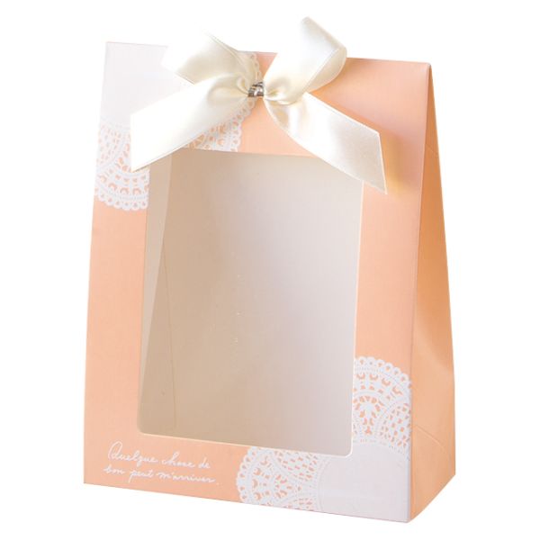 【1点】ギフト箱 ロマンチックスイート窓付ギフトボックス-S(10枚) ヘッズ 00731771