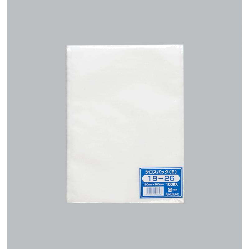 【2000点】不織布ラッピング袋 クロスパック (E) 19-26 福助工業 00740747
