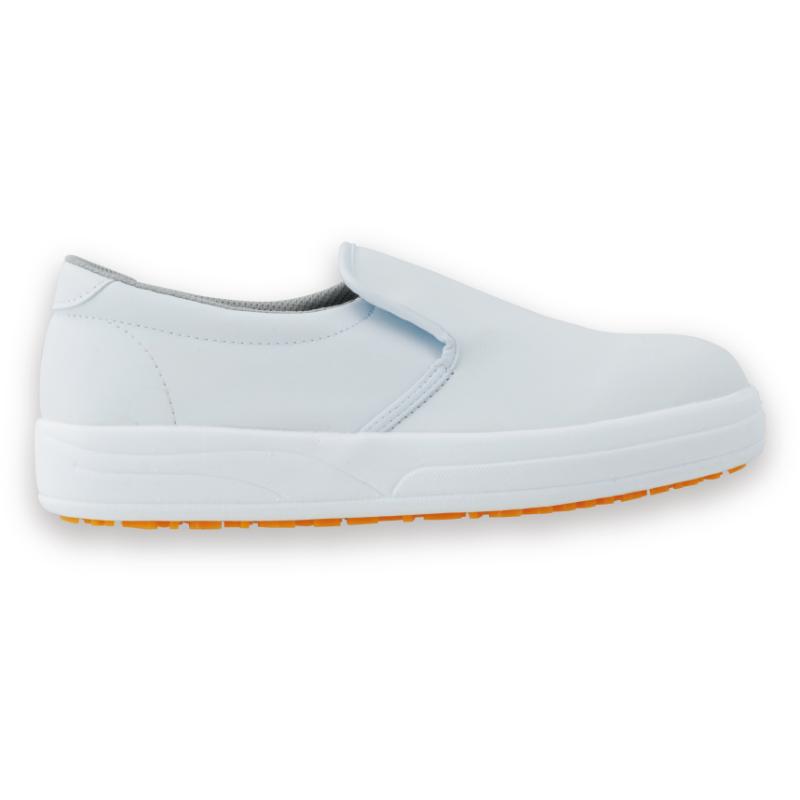 【12点】コックシューズ JW951 ジェイキッチンベーシック 白 22.5cm おたふく手袋 00745451