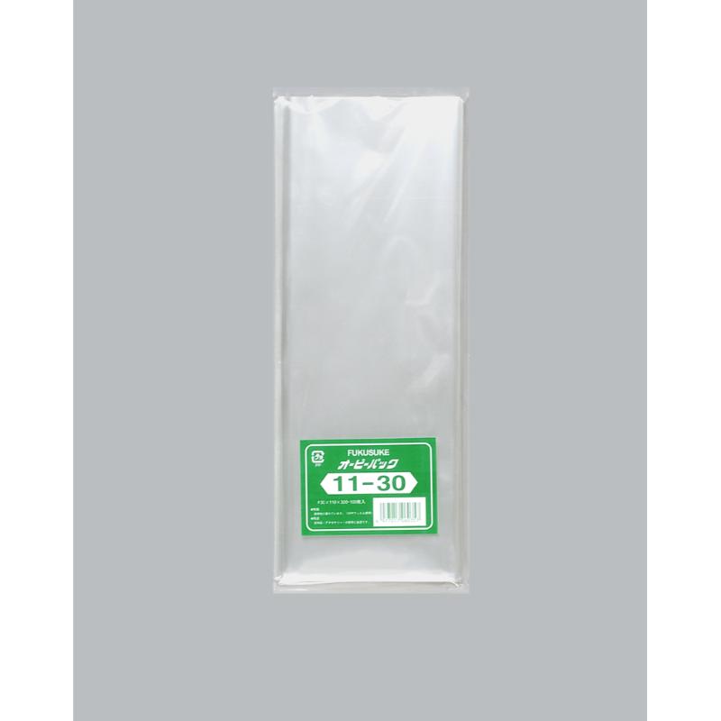 【10袋】テープ無 OPP袋 オーピーパック No.11-30 100枚入 福助工業 00096041