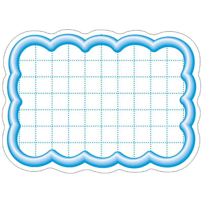 【5袋】店舗用品 16-4087 抜型カード 立体枠 雲 小 ブルー 50枚入 ササガワ 00153182