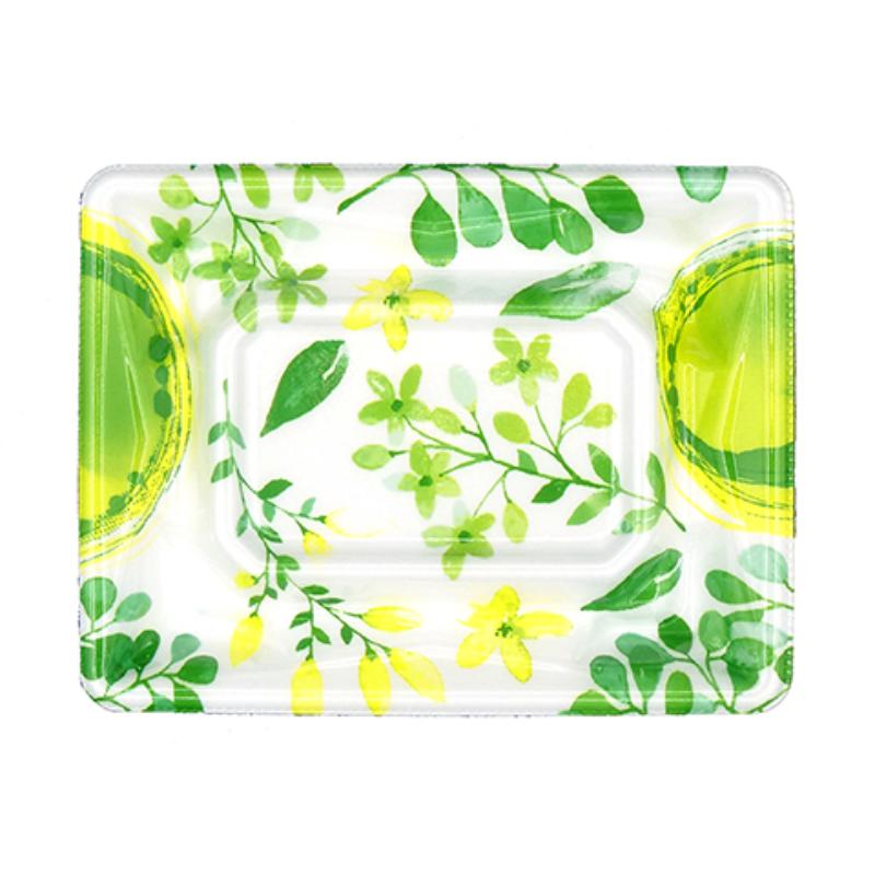 【1500枚】寿司容器 Sステージ15-11 本体 ブーケ緑 エフピコ 00178557