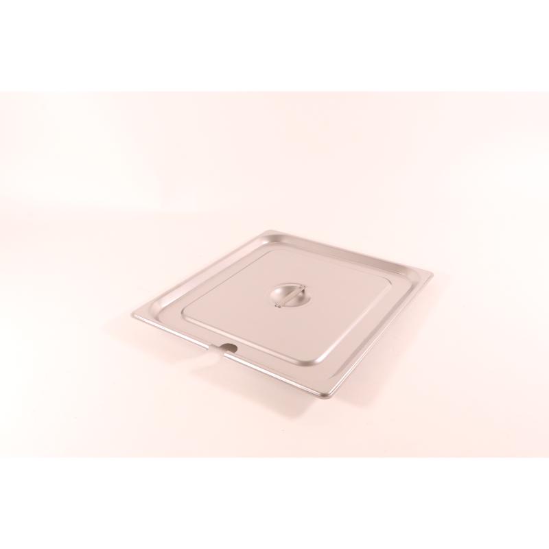 【1個】HG 18-8 ホテルパン蓋 切込付 2/3 7230SC 00254003