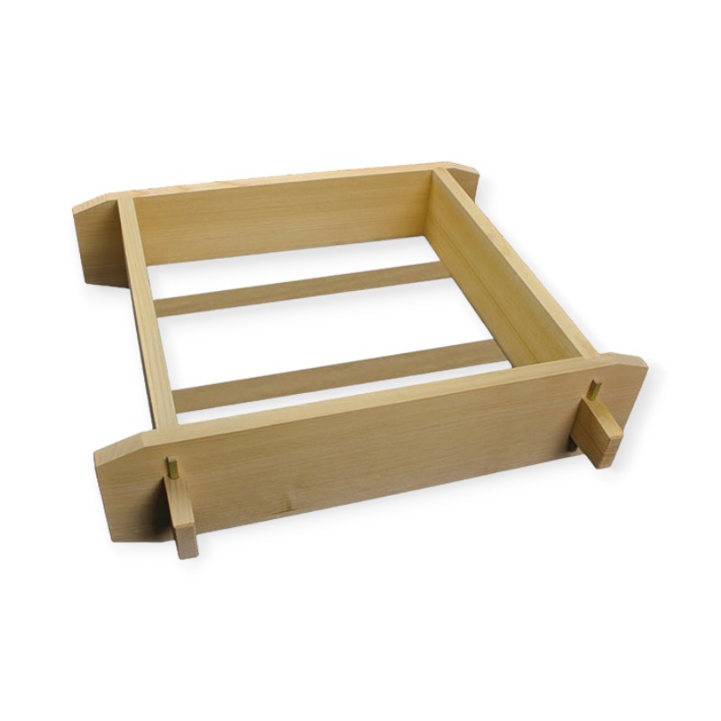 【1個】調理用品 木製角セイロ 4寸 42cm 00259394
