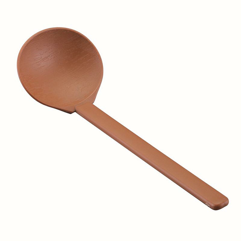 【1個】調理道具 PP田舎杓子 茶 00259911