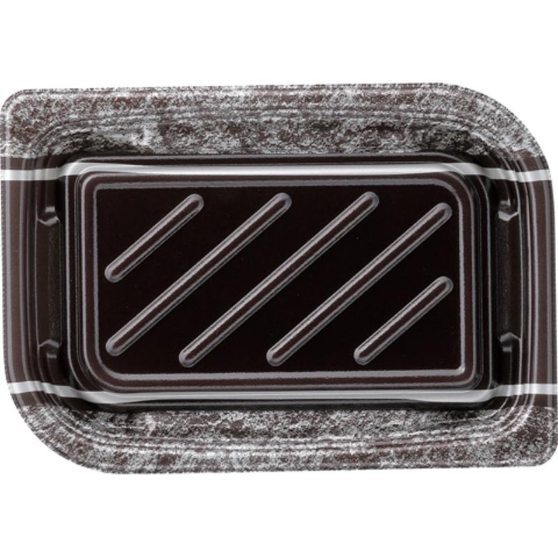 【600枚】惣菜容器 MFPわかば22-15 グリエ黒 エフピコ 00270135