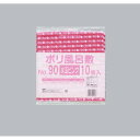 【10枚】ポリ風呂敷 No.90 水玉ピンク 福助工業 00357720