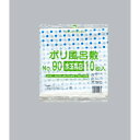 【300枚】ポリ風呂敷 No.90 水玉乳白 福助工業 00357721