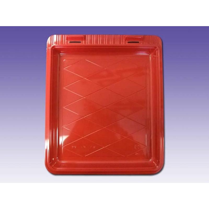 【250枚】惣菜容器 クリ-ンケ-ス30-35(中)赤 デンカポリマー 00389888