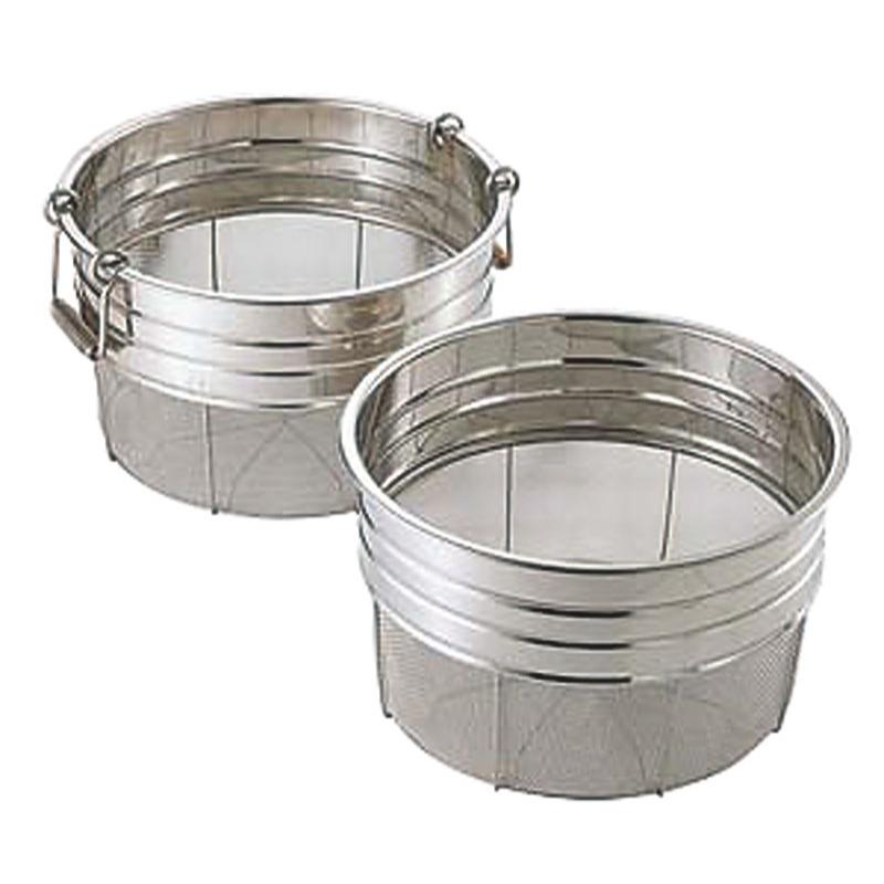 【1個】調理用品 18-8寸胴型ザル 35cm 00472157