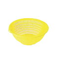 【1個】調理用品 P.P弁慶カラーザル20cm イエロー 00472370