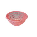 【1個】調理用品 P.P弁慶カラーザル20cm ピンク 00472371