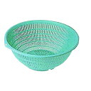 【1個】調理用品 P.P弁慶カラーザル35cm グリーン 00472400