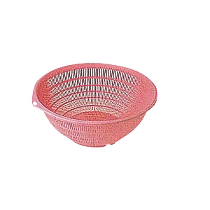 【1個】調理用品 P.P弁慶カラーザル40cm ピンク 00472419