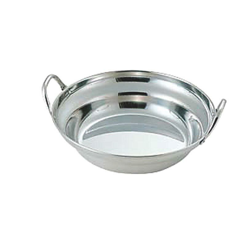 【1個】テーブル用品 桃印 18-0よせ鍋 27cm 00482900