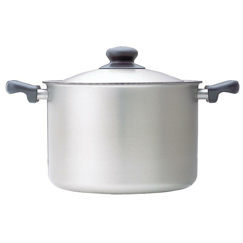 【1個】調理道具 12150601 1320柳宗理 IH対応両手鍋 22cm 深型 ツヤ消 00483986