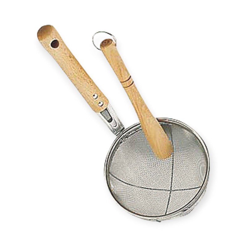 【1個】調理用品 木柄みそこし 小(18メッシュ) 00488010