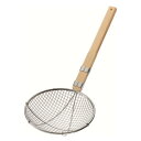 【1個】うどん用品 TS 極荒すくい網丸型 24cm 30534 00488190