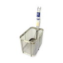 【1個】調理用品 TS 30123 木柄角てぼ 深型タテ (冷凍麺てぼ 縦型) 00488265