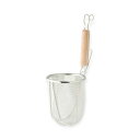 【1個】うどん用品 BK 18-8木柄うどんてぼ 大 00488285