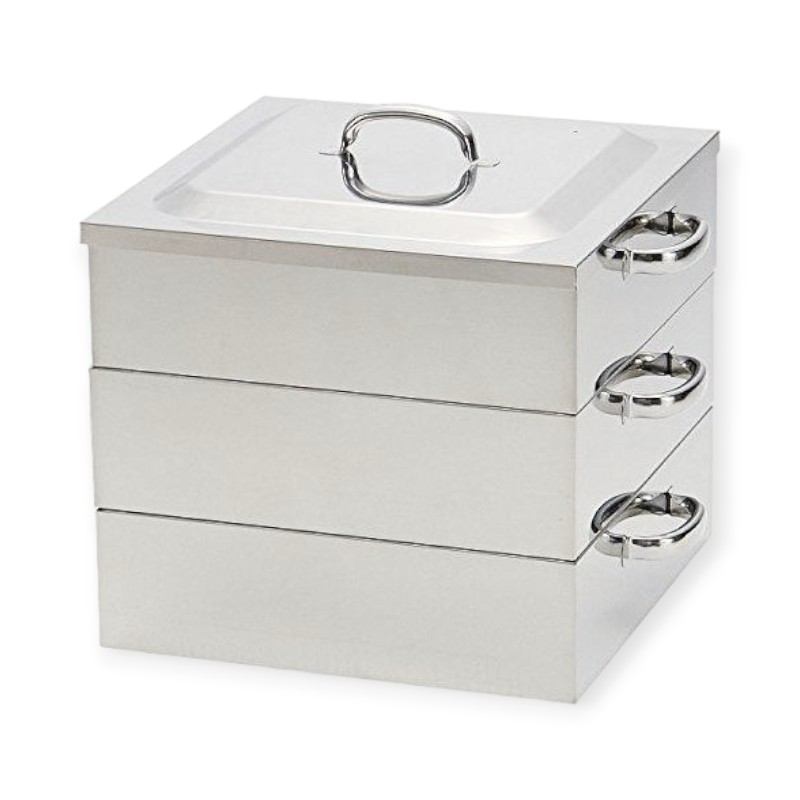 樂天商城 - 【1個】調理用品 電磁用角蒸器 2段 45cm 00488571