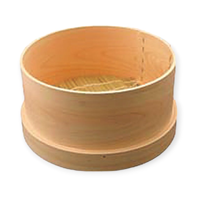 【1個】調理用品 桧和セイロ(羽釜用) 24cm 底裏内径250(4穴) スダレ付 00488731