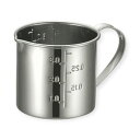 【1個】調理用品 KO 18-8口付計量カップ 10cm 00489027