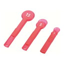 【1個】調理用品 片手ですり切れる計量スプーン 3本セット 00489210