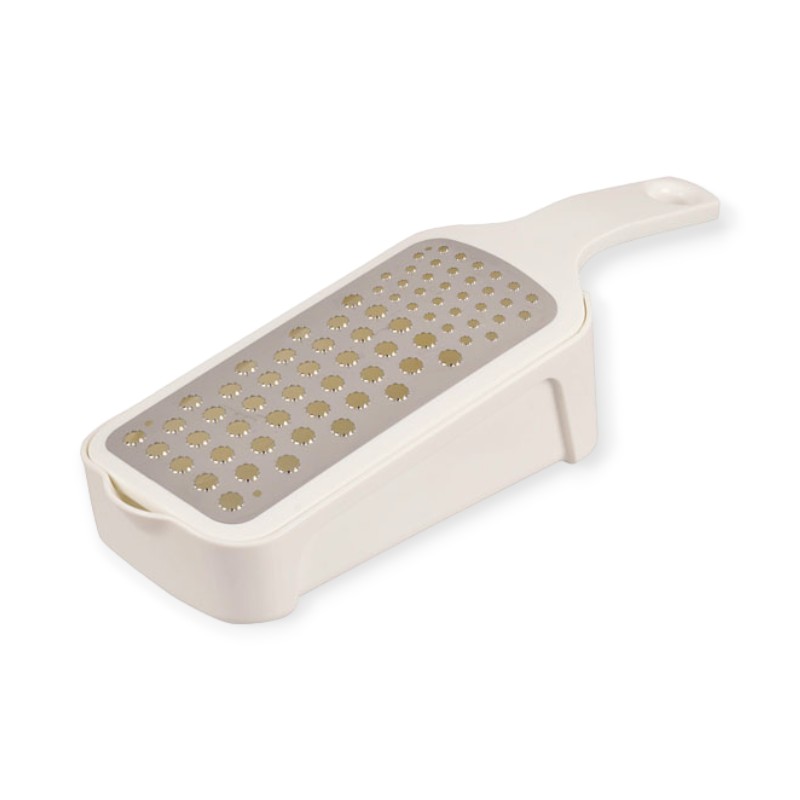 Peelers - 【1個】卸金 愛着道具 エッチング軽い力で大根おろし(容器付) C-8390 00490315