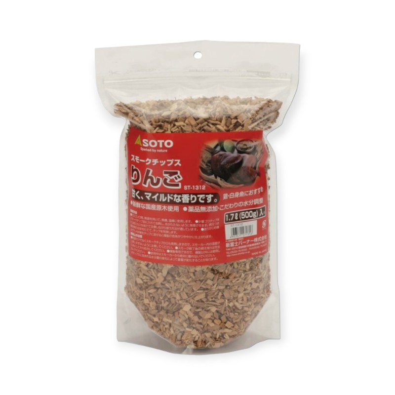 【1個】調理機器 SOTO スモークチップス ST-1312 りんご 00497429