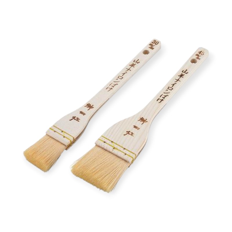 Chopsticks - 【1個】刷毛 木柄山羊ナイロンハケ 30mm 00497575
