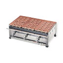 【1個】調理機器 銅たこ焼台 3連セット LP B(18穴×3枚) 00497913