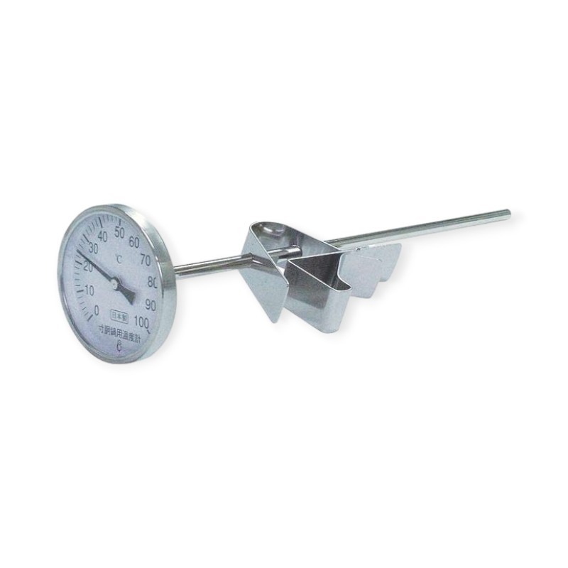 【1個】調理小物 スライドホルダー付寸胴鍋用温度計 PY-350 00498647