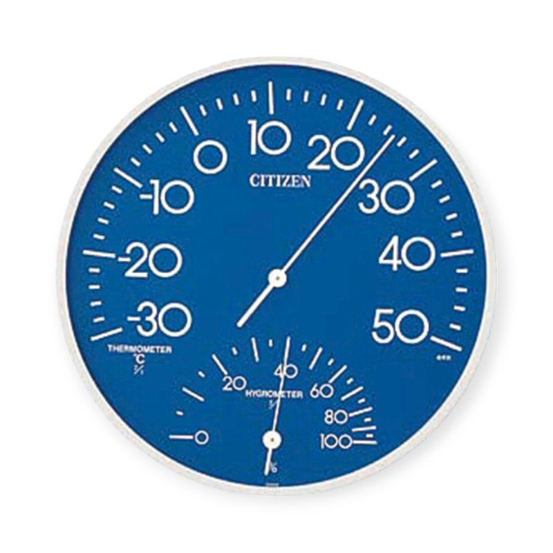【1個】小型機械 シチズン 温湿度計 TM-108 00498701