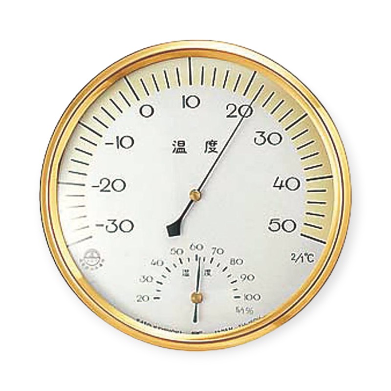 【1個】小型機械 SATO 温湿度計 ハーモニー 00498704