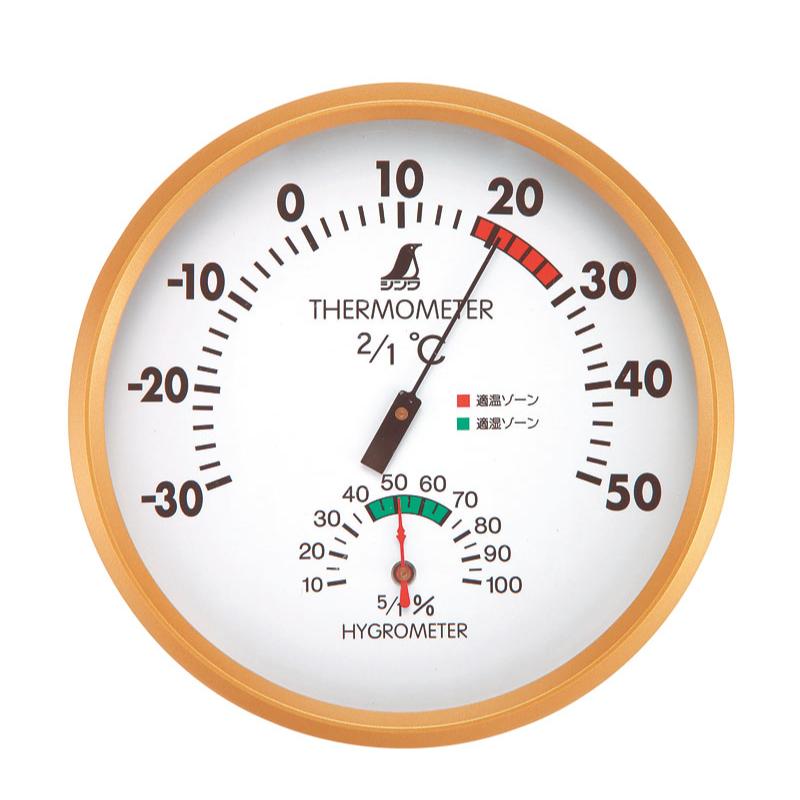 【1個】小型機械 シンワ 温湿度計 72591F 00498722
